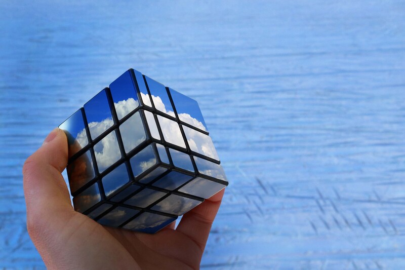 Puzzle with Cloud in a hand-3